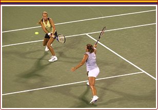 US Open 2000: 1R doubles with Anna Kournikova
